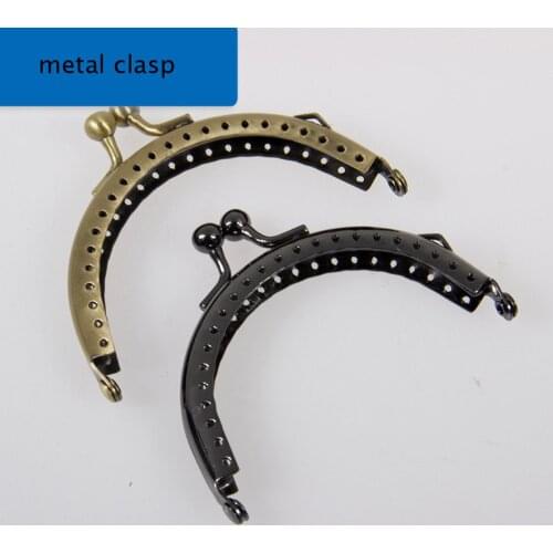 8.5cm DIY bag making coin bag no knurling purse frame metal clasp 10pcs/lot
