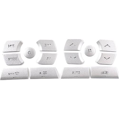 Car Central Control Multimedia Button Stickers for Jaguar XF 2012-2015 Interior Accessories