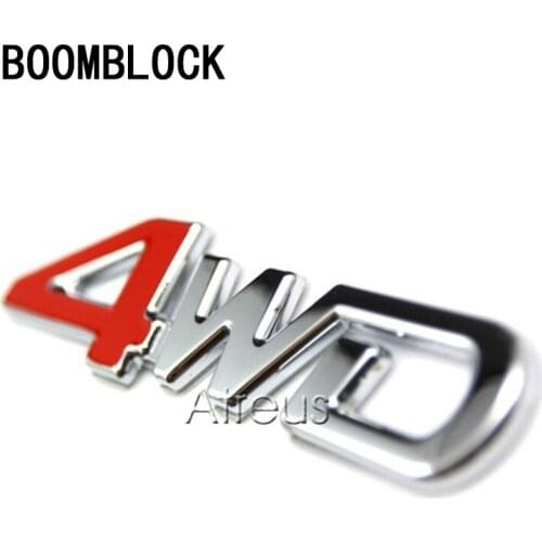 BOOMBLOCK Car styling 4x4 4WD Metal stickers For BMW e46 e39 e60 e90 e36 Mini cooper Audi a4 b6 a3 a6 c5 b8 b7 Accessories
