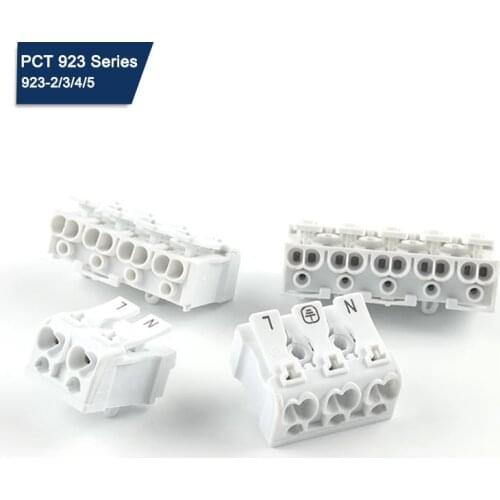 10PCS Quick LED Strip Light Wire Connector Electrical Butt Splice Cable Connectors Crimp Spring wiring Terminal Block ZQ-1/2/3