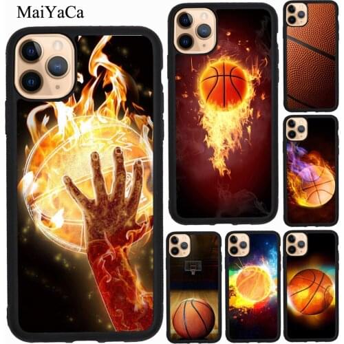 MaiYaCa Cool Basketball Ball Sport For iPhone 11 Pro Max XS X XR SE 2020 7 8 Plus Case For iPhone 12 Pro Max mini