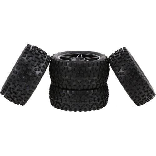 4PCS Climbing Car Off-road Wheel Rim And Tires For 1/10 Monster Truck Racing RC Car Accessories Component