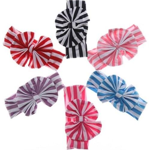 New arrival baby Hair Accessories Newborn Bowknot Round Ball Headwrap girls infant children boy girl Head Wrap gxj