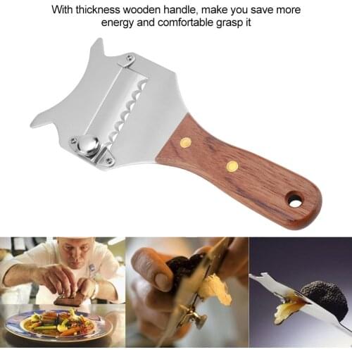 Stainless Steel Truffle Cheese Knife Adjustable Blade Chocolate Shaver Wavy Blade Dessert Knife Kitchen Gadgets Cutting Slicer