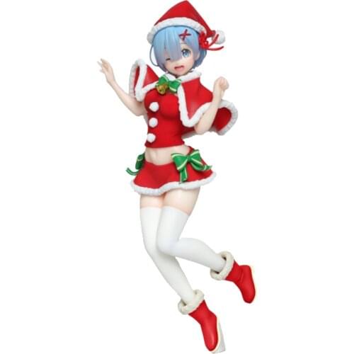Tronzo Original Taito Precious Figure Re Zero Starting Life in Another World Rem Santa Claus Ver PVC Action Figure Model Toys
