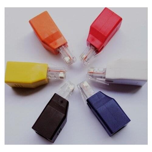 1:8Reverse connection ROLLOVER Console Rollover Adapter for RJ45 Ethernet Cable M/F