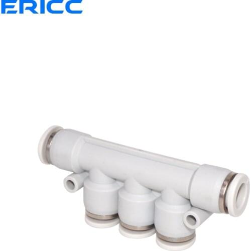 High Quality Air Pneumatic Fitting PK Hose Tube Push In 5 Port Gas Quick Fittings Connector Coupler One Touch 04/06/08/10mm