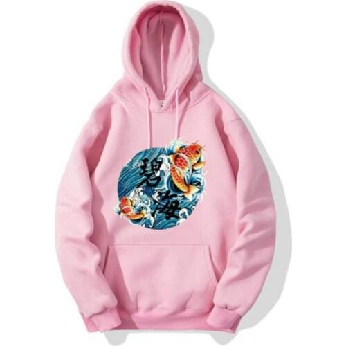 Cartoon Print Casual Pullover Hoodies Sweatshirt Women 2020 Winter Long Sleeve Drawstring Girly Loose Female Daily Tops