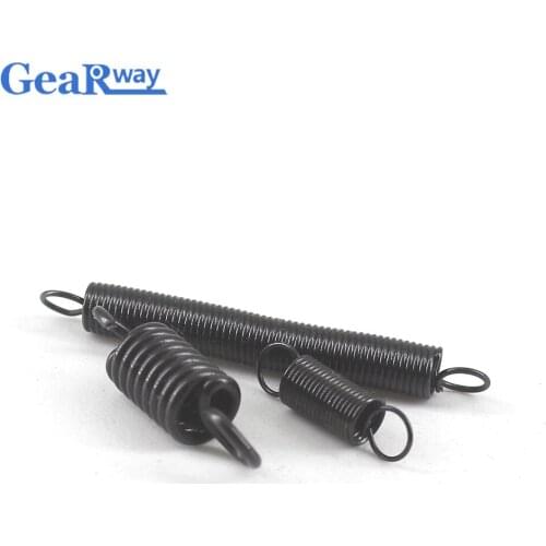 Gearway 10pcs Extension Spring with Hooks Tension Springs 0.5mm Thickness 5mm OD Spring Steel Extension Springs