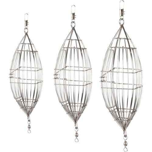 Fishing Bait Cage Fishing Lure Trap Cages Feeder Fishing Tackle Feeders Bracket Fish Bait Cages Holder Basket