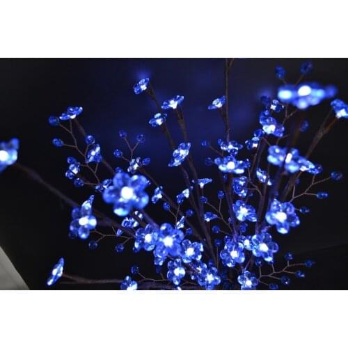 LED Battery Light Up Branch 20" 60LED Plus AA Standard Acrylic Flower and beads Decoration Branch Light, Wedding Table Decoratio
