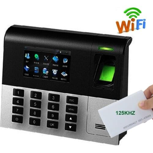 ZK Fingerprint Attendance Machine Intelligent Biometric Fingerprint Time Attendance Employee Machine Time Clock Recorder Device
