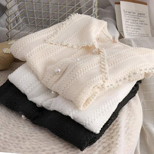 20 Spring Women Lace Blouse All-match Girl Hollow Out Shirt Summer Long Sleeve Blousas Bottomings Sun Protection Clothing WZ1367