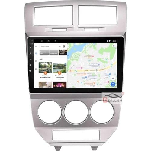 10.1 inch Android car multimedia video audio GPS radio BT DVD GPS navigation player for Dodge jcuv 2007-2010