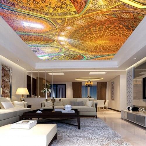 3D photo wallpaper European palace fresco living room lobby mural HD religious ceiling background wallpaper