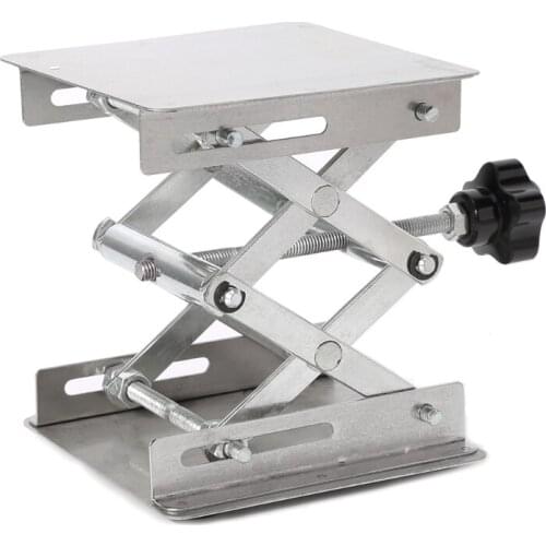 4x4" Scientific Lab Jack Stainless Steel Lifting Platform Stand Rack Scissor Lifter W329