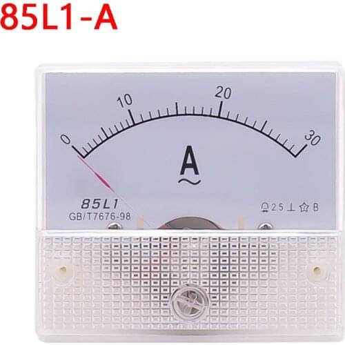 85L1-A AC Amp Meters Analog Meter Panel Measuring Range 75A 5A 10A 15A 20A 30A 50A 100A 200A 300A Micro Current
