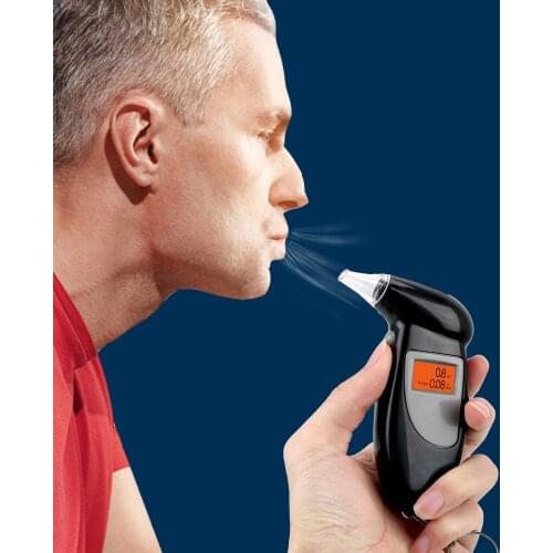 LEEPEE Car Accessories Portable Breath Alcohol Tester Digital Backlight Display Handheld Alcohol Tester Breathalyzer Alcotest