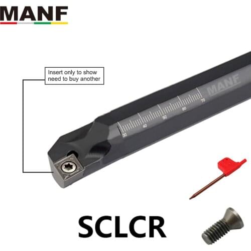 MANF Turning Tool S10K-SCLCR06 S12M-SCLCR06 Lathe Holder Boring Bar Tools Internal Turning Holder Lathe Cutter