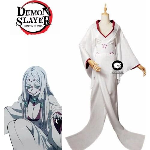 Anime Demon Slayer Kimetsu no Yaiba Spider Hill Ruis Mother Spider Rui Mother Cosplay Costume Kimono Uniform Halloween
