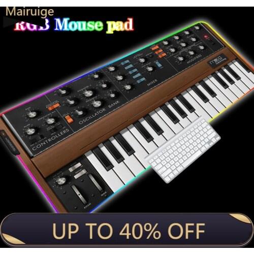 Piano Keys Xxl Mouse Pad RGB Desk Pad Gaming Computer Mouse Pad and Keyboard Player Desk Pad LED 30x40cm 40x90cm Free Shipping