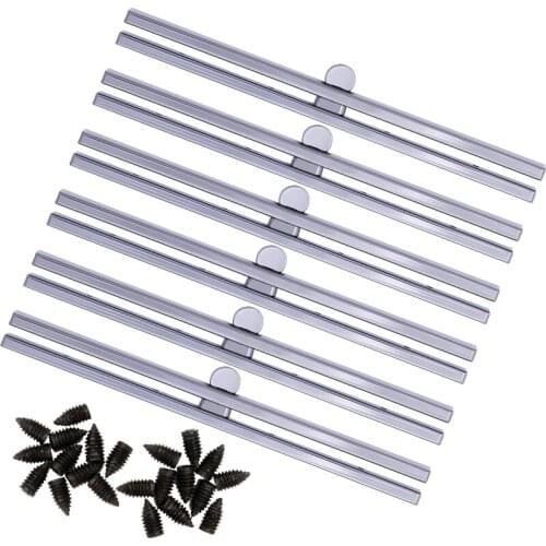 LMDZ 6Pcs 7.48Inch Metal Purse Frame Kiss Clasp Lock For Purse Making,Bag Making, Metallic Practical Clasp Lock Packs For DIY