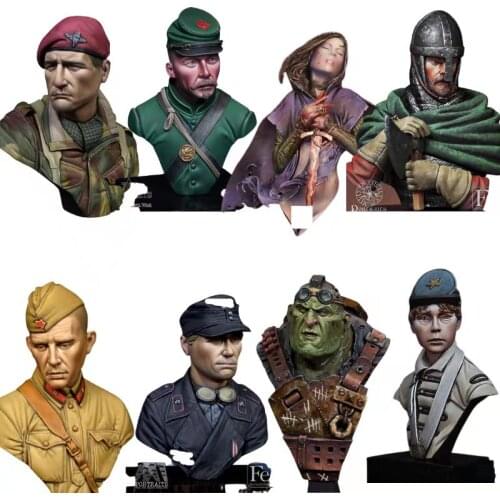 1/16 Resin Bust Model Kit XX63D