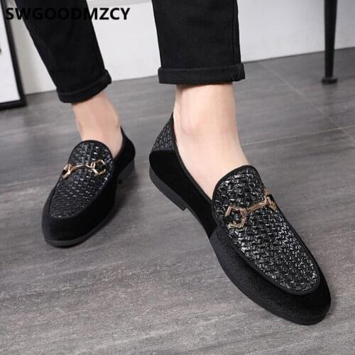 Mens Dress Shoes Loafers Men Party Shoes Elegant Shoes For Men Chaussure Homme Mariage Zapatos De Hombre Italiano Buty Meskie