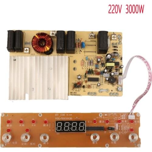 3000W 220V Circuit Board PCB with Coil Electromagnetic Heating Control Panel for Induction Cooker GW-40B GW-C08