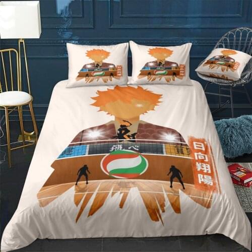 Haikyuu Duvet Cover Comfortable Quilt Home Decora Design Universal Bedding Set Bedclothes+Pillowcase 3pcs