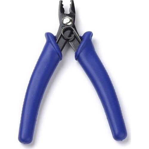 Professional Beading Jewelry Pliers Carbon Steel Crimper Crimp Beads Hand Tool H37C