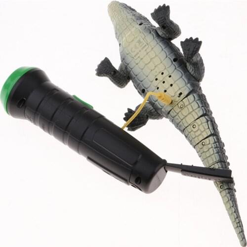 RC Simulation Crocodile Infrared Animal Tricks Terrifying Toy Gifts