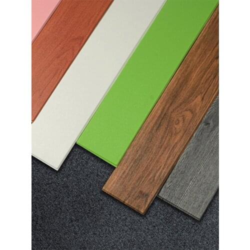 Elf-adhesive PVC Wood Grain Skirting Sticker Waistline Wall Baseboard Edge Strip Sticker Waterproof Floor Corner Line Skirting