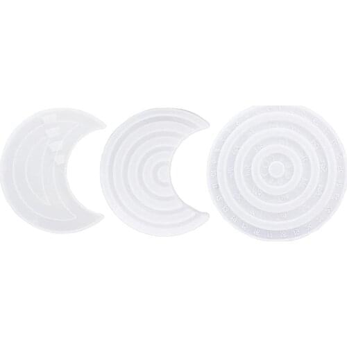 Silicone Mold Small Multipurpose Solid Color DIY Making Tools Handicrafts for Perpetual Calendar