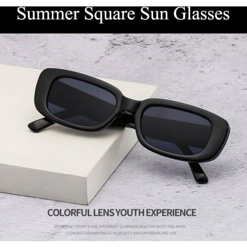 2021 Summer Square Sun Glasses Sun Protection Fashion Goggles Outdoor Travel Cycling Sunglasses Men Women Eyewear Bike Equipment