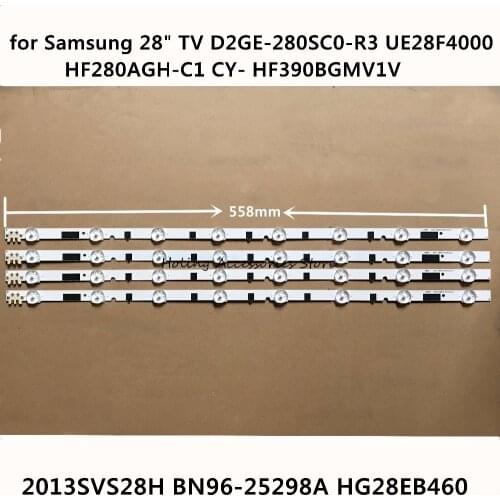LED Backlight Lamp strip for Samsung 28" TV D2GE-280SC0-R3 UE28F4000 HF280AGH-C1 CY-HF390BGMV1V 2013SVS28H BN96-25298A HG28EB460
