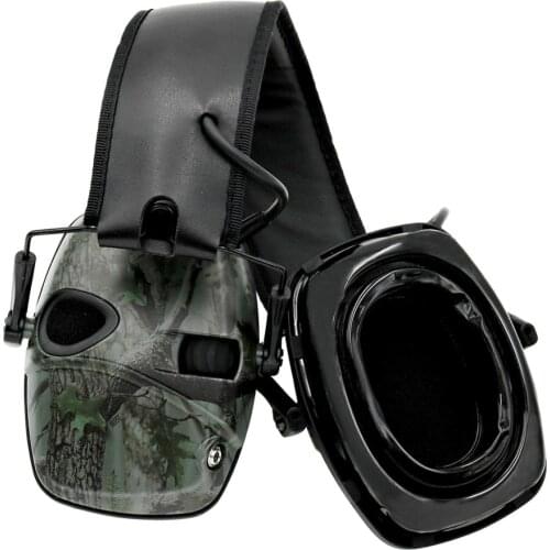 Outdoor noise reduction silicone earmuffs electronic shooting headset hearing protection protective earmuffs tactical headset