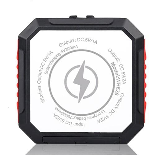 10000mAh Solar Power Bank Qi Wireless Charger Powerbank Portable External Battery Charger For Xiaomi iPhone 12 Samsung Poverbank