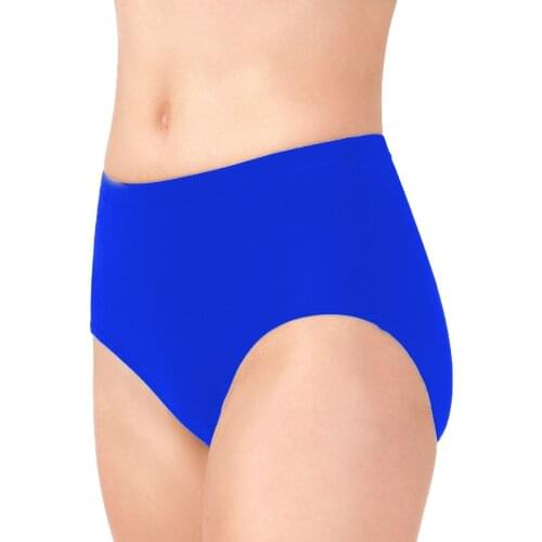 LZCMsoft Mid Waist Womens Tiler Peck Dance Briefs Lycra Spandex Bottoms Stage Performance Shorts Dance Underwear Shiny Panty