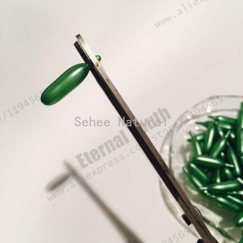 Acne Treatment Green Facial Capsule Serum Vitamin E Shrink Pores Moisturizing External Use Free shipping Pack 20 Pieces
