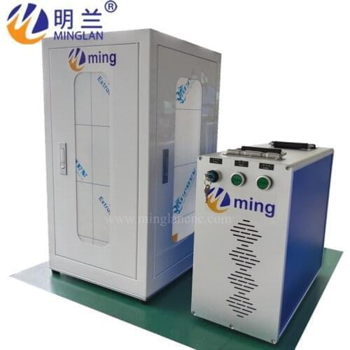 30W Encoused laser marking machine for mark metal materials