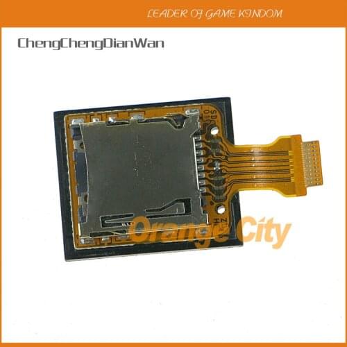 ChengChengDianWan Original Replacement Parts For New 3dsxl New 3dsll TF Card Socket SD Card Slot with Board 10pcs/lot