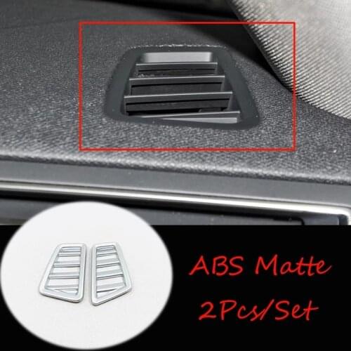 For Peugeot 508 Allure SW GT 2018 2019 Accessories ABS Matte Car front Small air outlet Decoration Cover Trim Car styling 2pcs