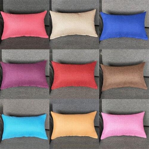 30*50cm Throw Cushion Cover Home Decoration Sofa Bed Decor Decorative Pillowcase Pillow Cover Quality Solid Pillow Cases Hot