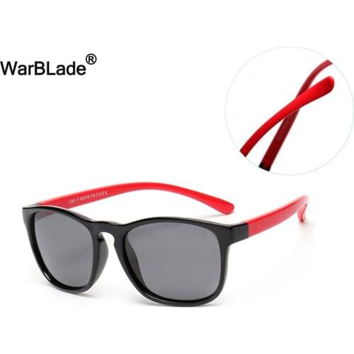 Kids Square Polarized Sunglasses Children Vintage Sun Glasses Infant Baby Boys Girls Polaroid Outdoor Goggles WarBLade