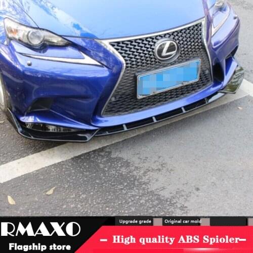 For Lexus IS 250 Body kit spoiler 2015-2016 For IS300 IS350 IS250 Rear lip rear spoiler front Bumper Diffuser Bumpers Protector