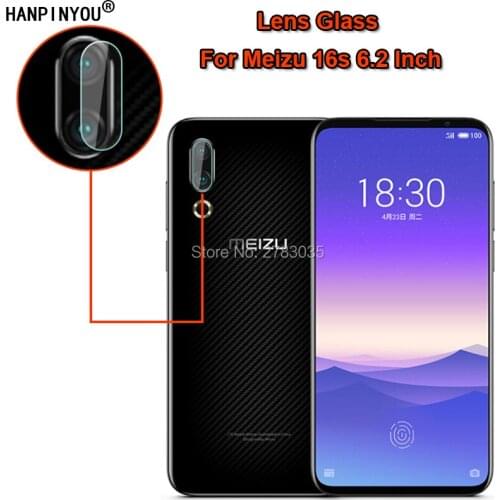 For Meizu 16s 6.2" Clear Ultra Slim Back Camera Lens Protector Rear Camera Lens Cover Tempered Glass Protection Film
