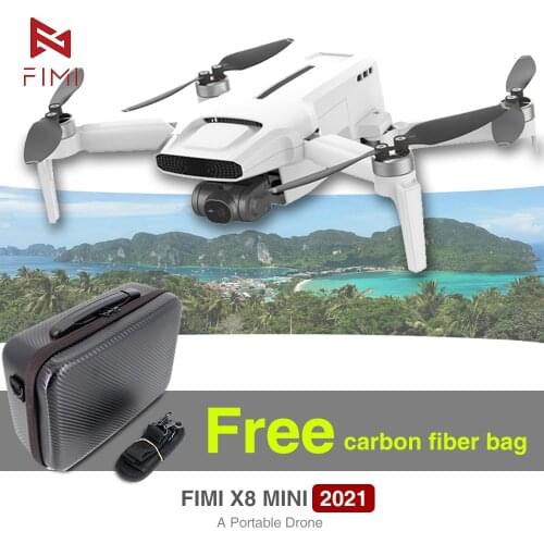 FIMI X8 Mini 2021 Camera Drone Quadcopter RC Helicopter 8KM FPV 3-axis Gimbal 4K Camera GPS RC Drone Quadcopter RTF mini drones