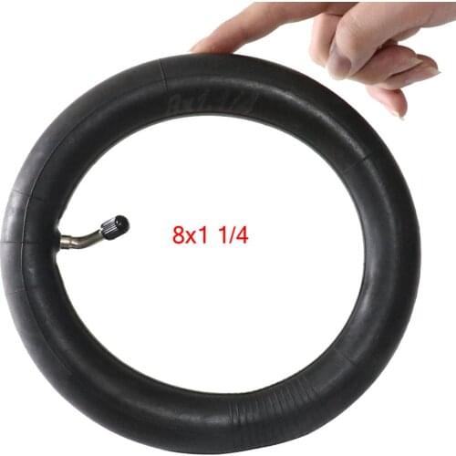 High Quality 8X1 1/4 Pneumatic Tire Inner Tube for Mini Electric Scooter Baby Carriage Wheel Replacement Parts