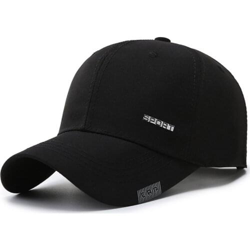Classic Solid Baseball Cap Dad Hat Cotton Soft Adjustable Size Low Profile Black Hat Outdoor Casual Hat Fishing Hat